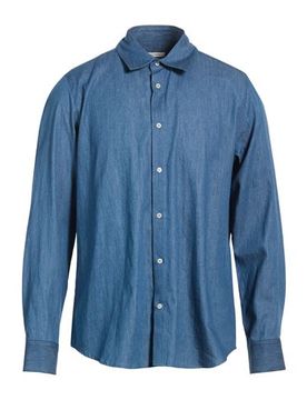 Jeanshemd Herren Blau L Herren