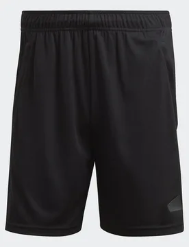 Pantaloni Corti da Allenamento Logo Train Essentials L 18 CM Black / Black - Adidas - FashionsVida