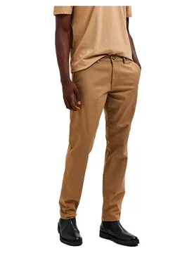 Pantaloni Chino New Miles Slim Fit Ermine 36 - Selected - FashionsVida