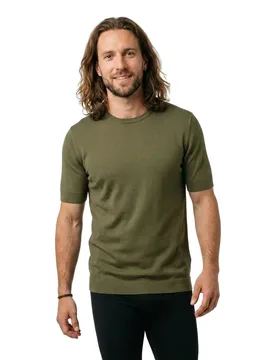 Hugo Pull à Manches Courtes San Carl Cv Open Green 2XL - Hugo Boss - FashionsVida