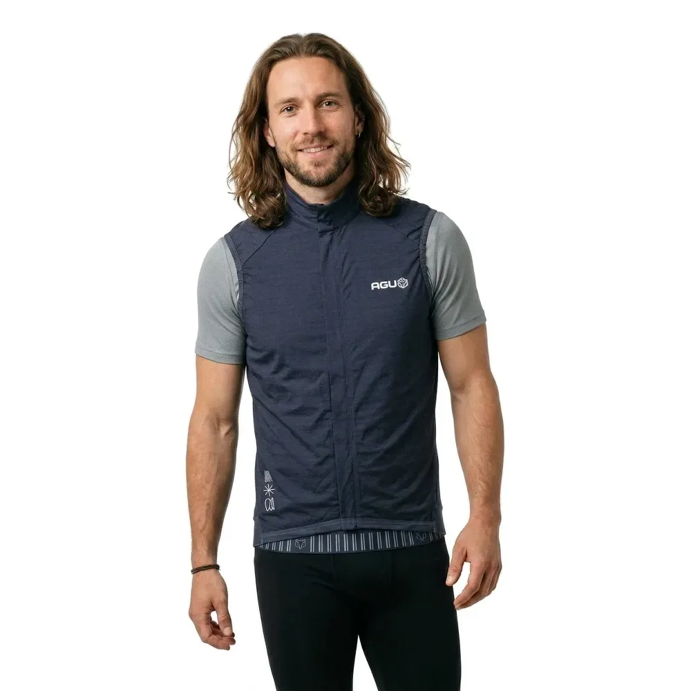 Agu Gilet Wind Breakaway Denim Blue - AGU - FashionsVida