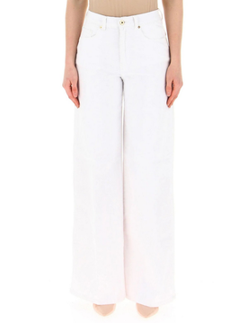 Fracomina pantalone donna bianco