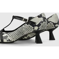 Zapatos de mujer en piel efecto animal print