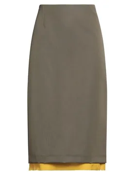 Falda midi Mujer Caqui 36 Mujer - Gabriele Pasini - FashionsVida
