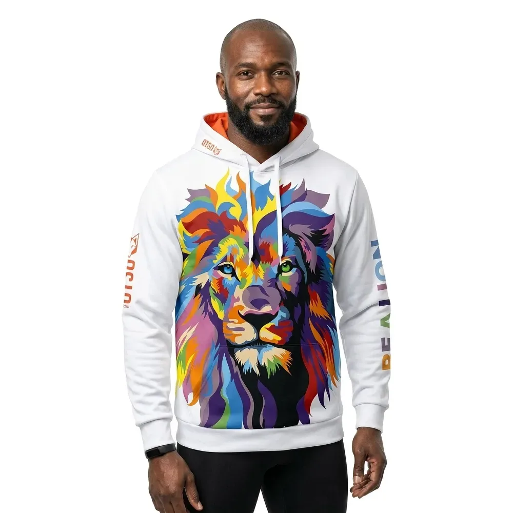 Be A Lion Hoodie Multicolor S Men,Women - OTSO - FashionsVida
