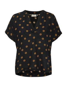Kaffe Blusa 'Ano' marrón / negro