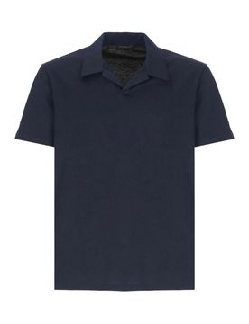 Polo con logo ricamato in cotone