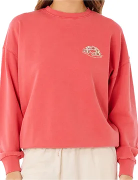 Bells heritage sudadera mujer Rojo (M) - Rip curl - FashionsVida