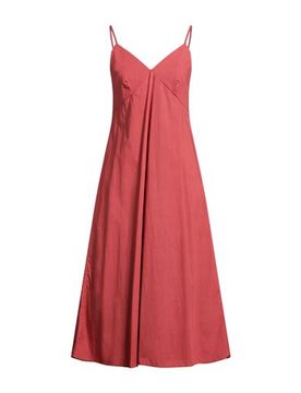 Officine Générale Vestido midi Mujer Coral L,M Mujer