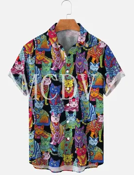 Color Dinosaur 3D All Over Printed Hawaiian Shirt Men For Women Casual Breathable Hawaiian Short Sleeve Shirt - Aliexpress - FashionsVida