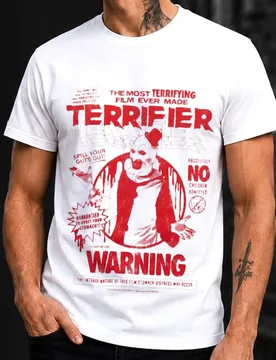 Fright Rags Horror Movie Terrifier Art The Clown Killer Scary Halloween Gift T Shirt Short Sleeve Graphic clothes All size tops - Aliexpress - FashionsVida