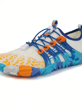 Zapatos de agua transpirables unisex, zapatos de deportes acuáticos de cinco dedos antideslizantes adecuados para fitness en interiores, levantamient - Shein - FashionsVida