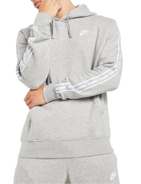 Aries Club Tape Mens Pullover Hoodie In Grey - Size Small - Nike - FashionsVida