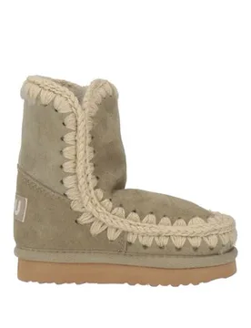 Botines de caña alta Chica Caqui 24 Chica - Mou - FashionsVida