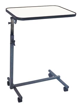 Mobiler Beistelltisch weiss silber