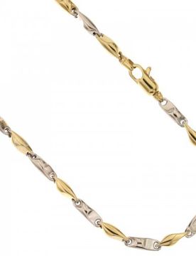 Collana Uomo in Oro Giallo e Bianco 803321717466
