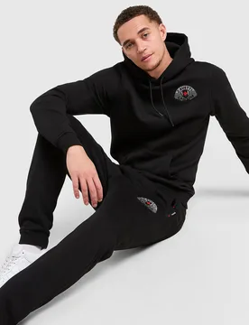 Mens Joggers Botticini Compatto - Nero, nero nero Uomo taglia M - Zavetti Canada - FashionsVida