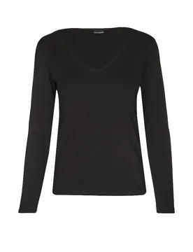 Langarmshirt LEA braun 44 damen - MOYA - FashionsVida