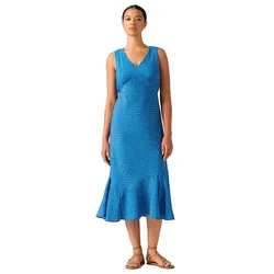 Robe Midi Sans Manches Brita Slip Dress Delft S