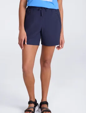 Explorer Womens Shorts - Dark Blue - Dark Blue - Size: 18 - Mountain Warehouse - FashionsVida