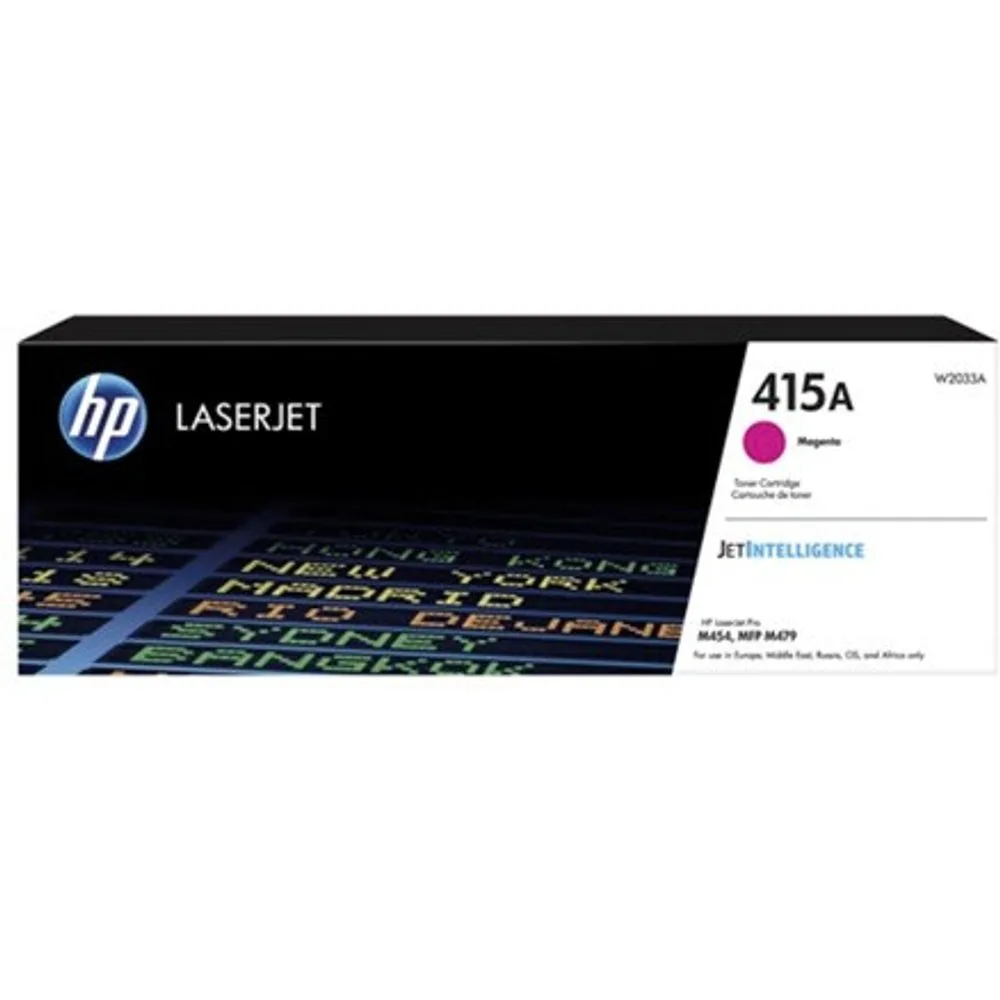 Tóner original LaserJet 415A magenta (W2033A) - HP - FashionsVida