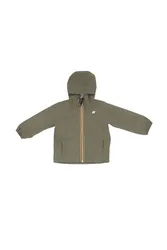 Kway bambino giubbotto k41335w v15# p. jack stretch nylon jersey green