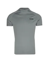 Camiseta de licra para hombre gris claro S
