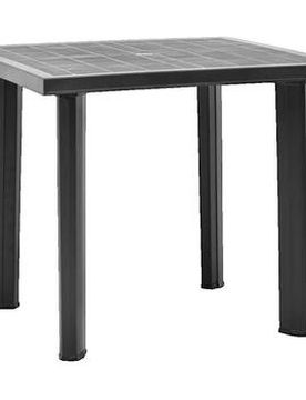Table De Jardin Plastique Gris 80x75x72 Cm Einheitsgrösse