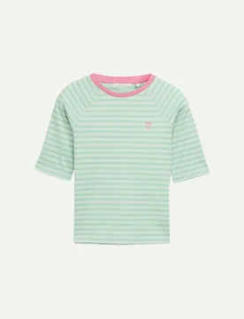 T-Shirt mit Streifenmuster Mehrfarbig S - Tom Tailor Denim - FashionsVida