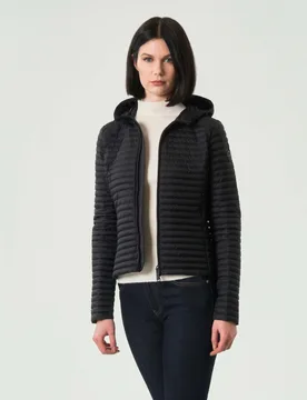 Piumino 50 grammi nero Originals con cappuccio - Colmar - FashionsVida