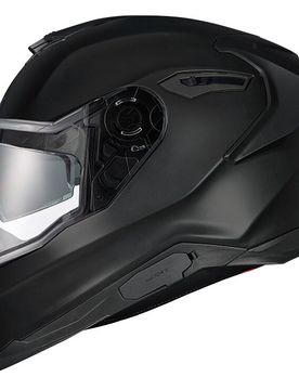Casco Moto Integrale Y.100R FULL BLACK Nero Opaco taglia XS