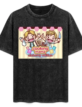 Cooking Mama - Alchemy Edition T-Shirt Basic Simple Casual Short Sleeve Tee - Aliexpress - FashionsVida