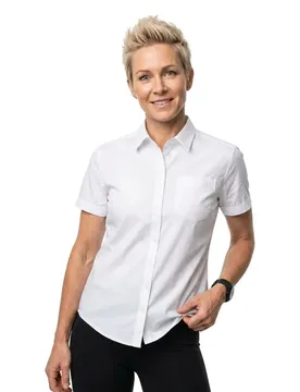 Hugo Blouse à Manches Courtes Exorda 10278341 Blue White 38
