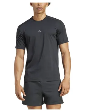 T-shirt à Manches Courtes Yoga Black S - Adidas - FashionsVida