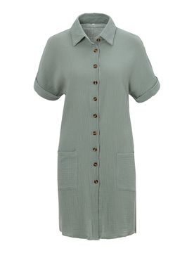 Hemdblusen-Kleid „Helena“ gruen M Damen