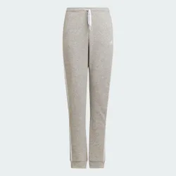 Pantaloni Essentials 3-Stripes French Terry 7-8A Medium Grey Heather / White