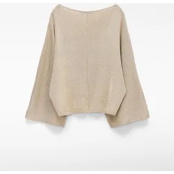 Jersey de mujer en punto metalizado