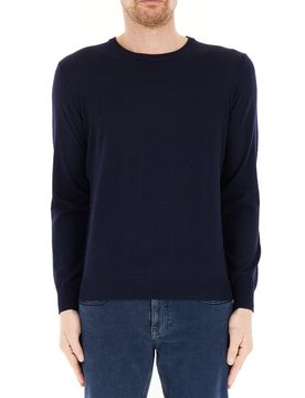 Maglia lana merino BLU NAVY S