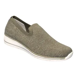 Slipper mit Keilabsatz „Federleicht“ 41 gruen