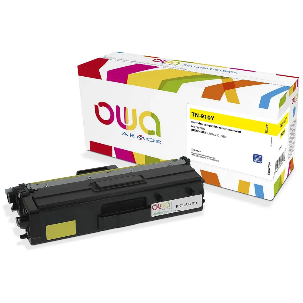 Toner Compatible K18072ow Yellow One Size unisex - Armor - FashionsVida