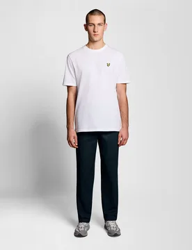 Men's Everyday Straight Leg Trousers in Navy - Lyle & Scott - FashionsVida