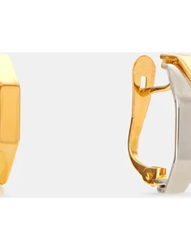 Pendientes de oro bicolor - El Corte Inglés - FashionsVida