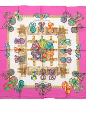 Les Rubans du Cheval Silk Scarf 90 - Hermès - FashionsVida