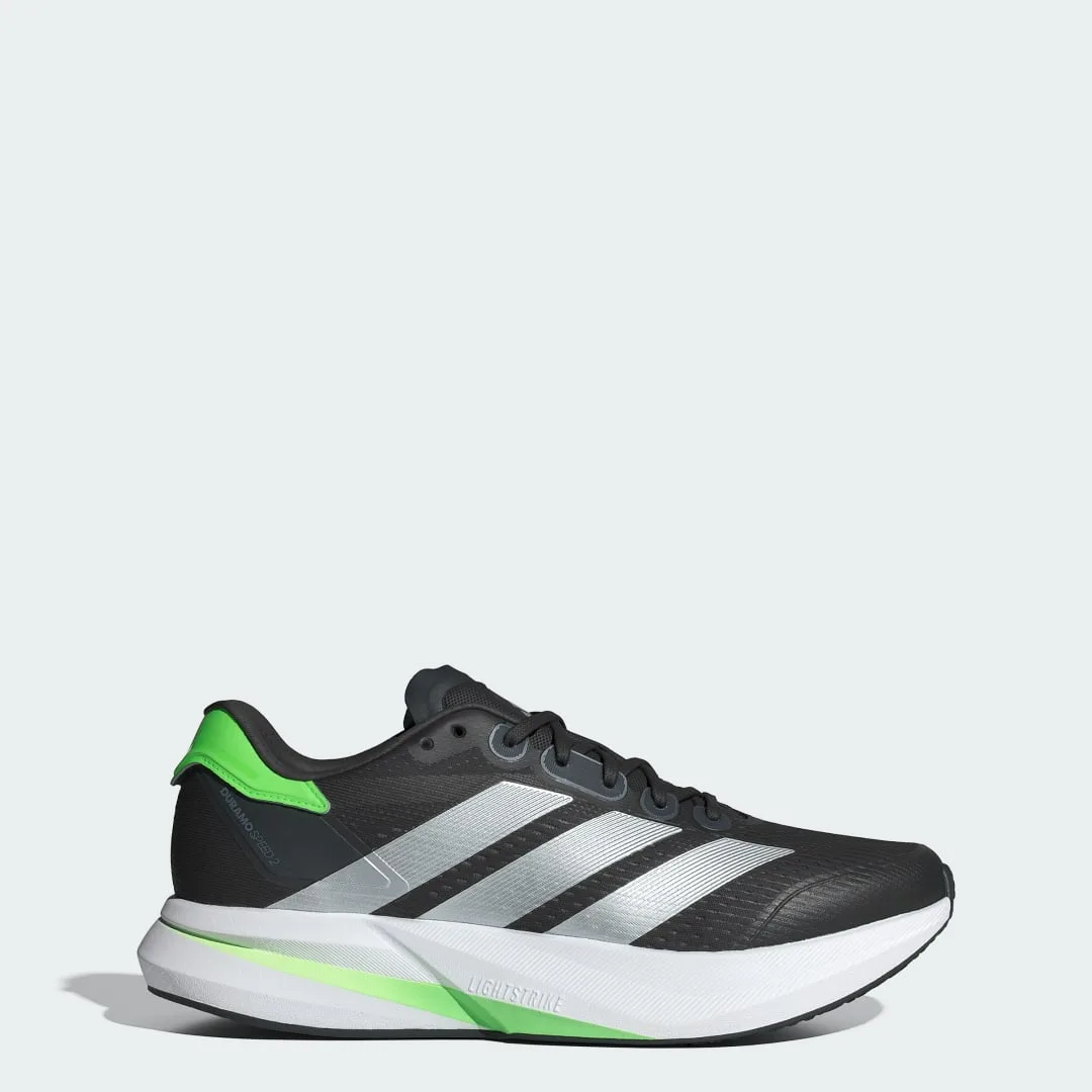 Scarpe da running Duramo Speed 2 44 Carbon / Matte Silver / Lime Burst - Adidas - FashionsVida
