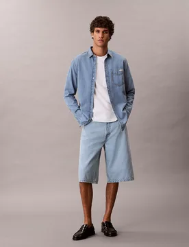Shorts in jeans uomo blue - Calvin Klein - FashionsVida