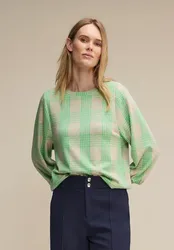 Kariertes Shirt female Beige