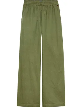 Pantalon Dw0dw22285 Linen Bay Leaf S - Tommy Jeans - FashionsVida
