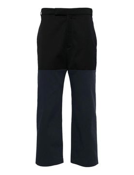 Pantaloni combo a gamba dritta destrutturati