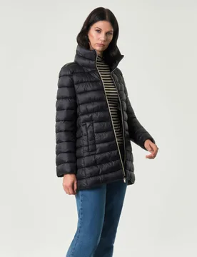 Piumino nero con collo alto - Emme Marella - FashionsVida