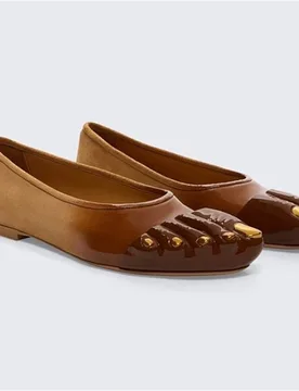 Leather Foot Moulded Ballet Flats Novelty Slip On Low Heel Pumps Designer Fashion Women Shoes for Daily Party Wear Spring Summer - Aliexpress - FashionsVida